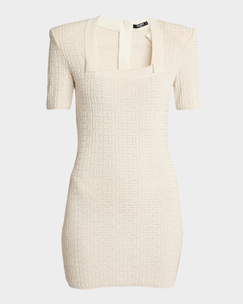 Glittered Monogram Mini Dress